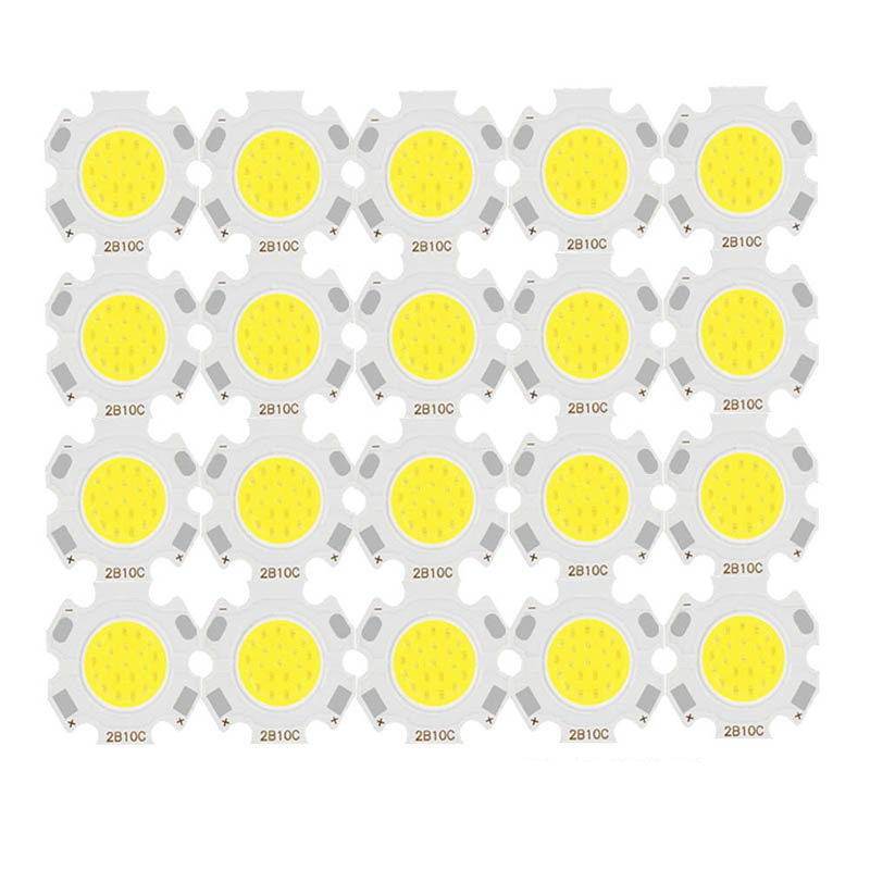 3W/5W/7W/10W LED Light Source Chip, 20pcs, LED High Power COB LED Chip